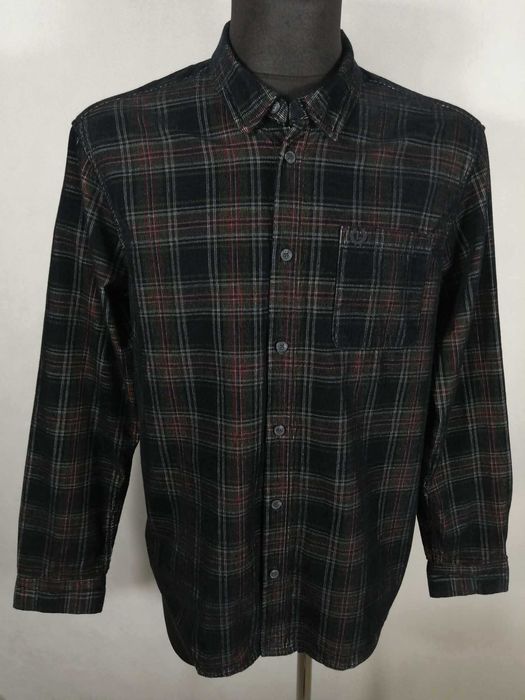 LINCOLN Koszula Męska Sztruksowa L Oryginalna Super Stan Bawełna