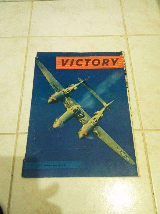 Victory 7 Revistas - 2ª guerra mundial , originais de 1944, PORTUGUÊS.