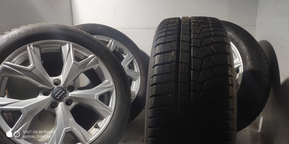Koła opony felgi 205/55R17 AUDI zimowe 5x100 komplet alusy 4szt T-CROS