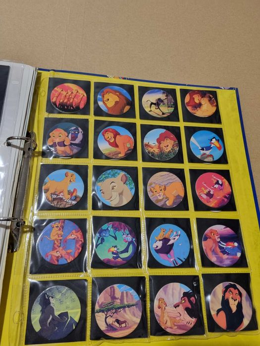 Tazos raros Panini Caps Rei Leão ( coleção completa )