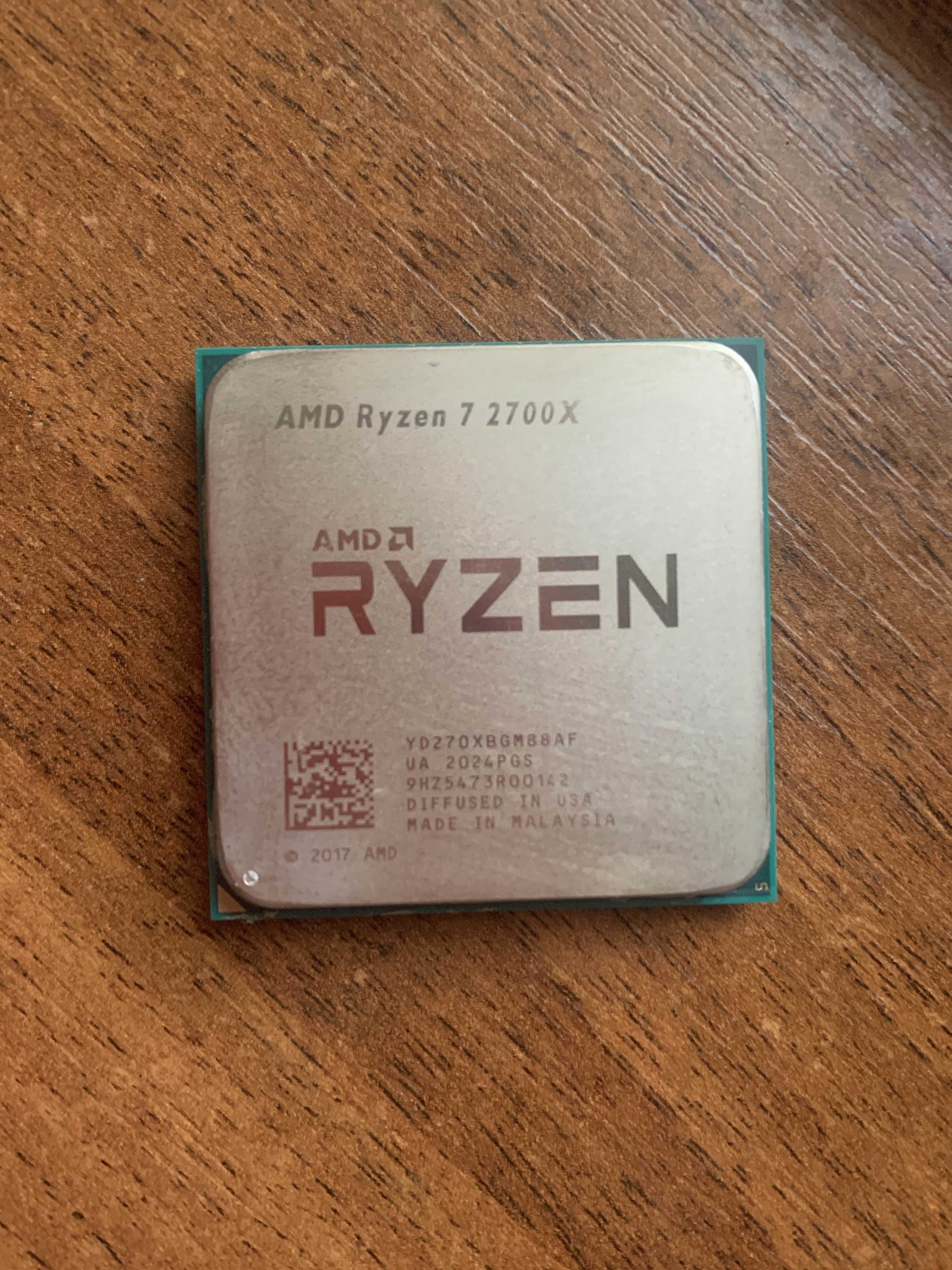 Процессор AMD Ryzen 7 2700x 8 ядер 16 потоков 3.7-4.3 GHz