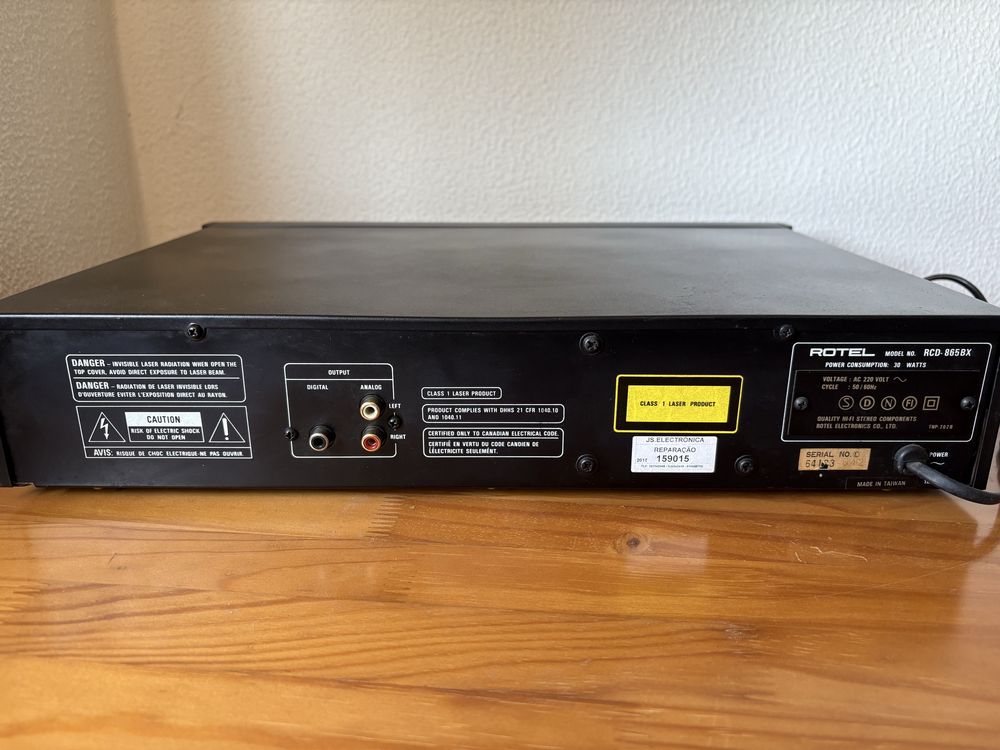 Leitor de CDs Rotel RCD-865BX