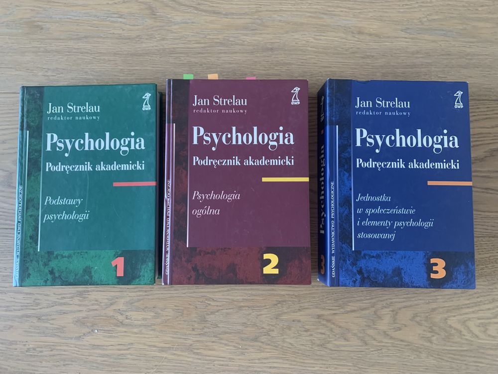 Psychologia. Podręcznik akademicki tom 1-3 Jan Strelau
