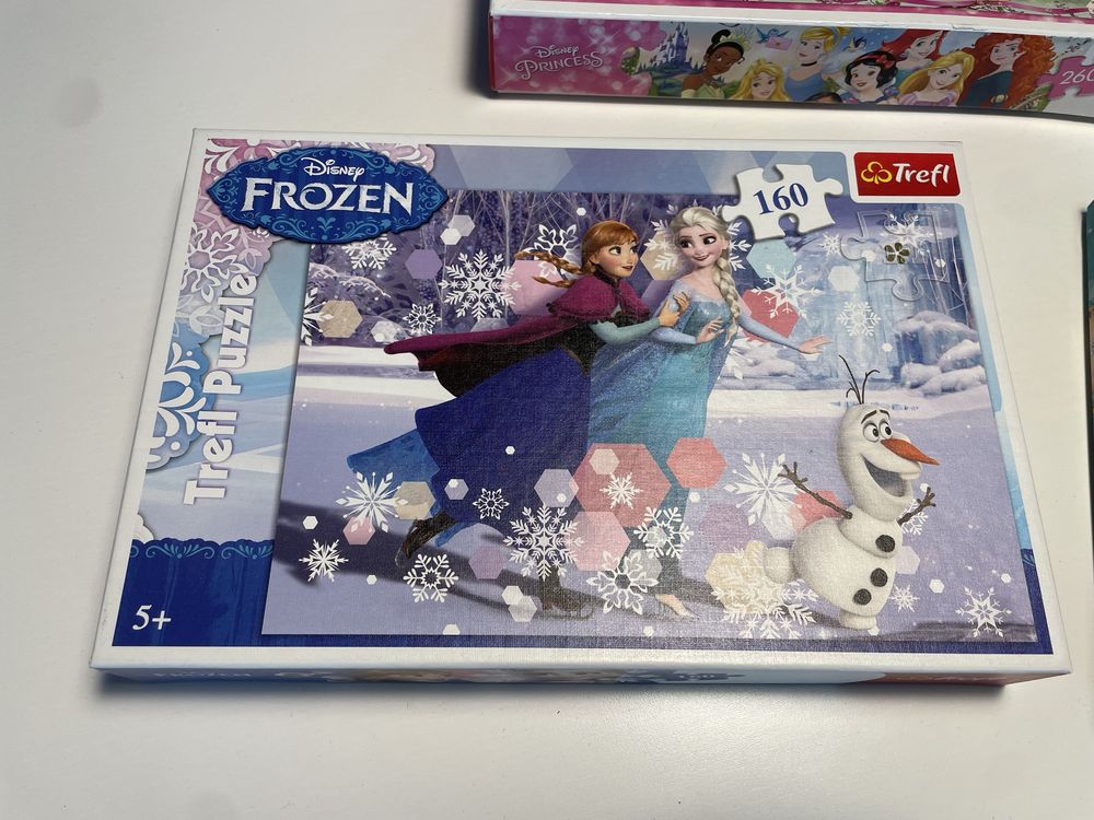 Puzzle Disney Frozen Shimmer i Shine 3szt.
