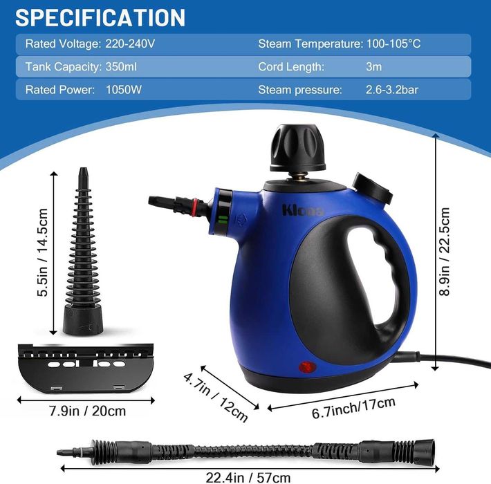 Przenośna myjka parowa KLONA