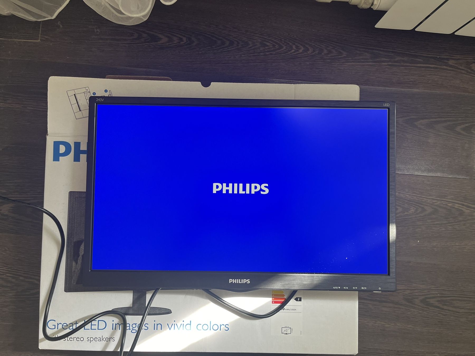 Монітор 23.6" Philips 243V5QHABA /00/01