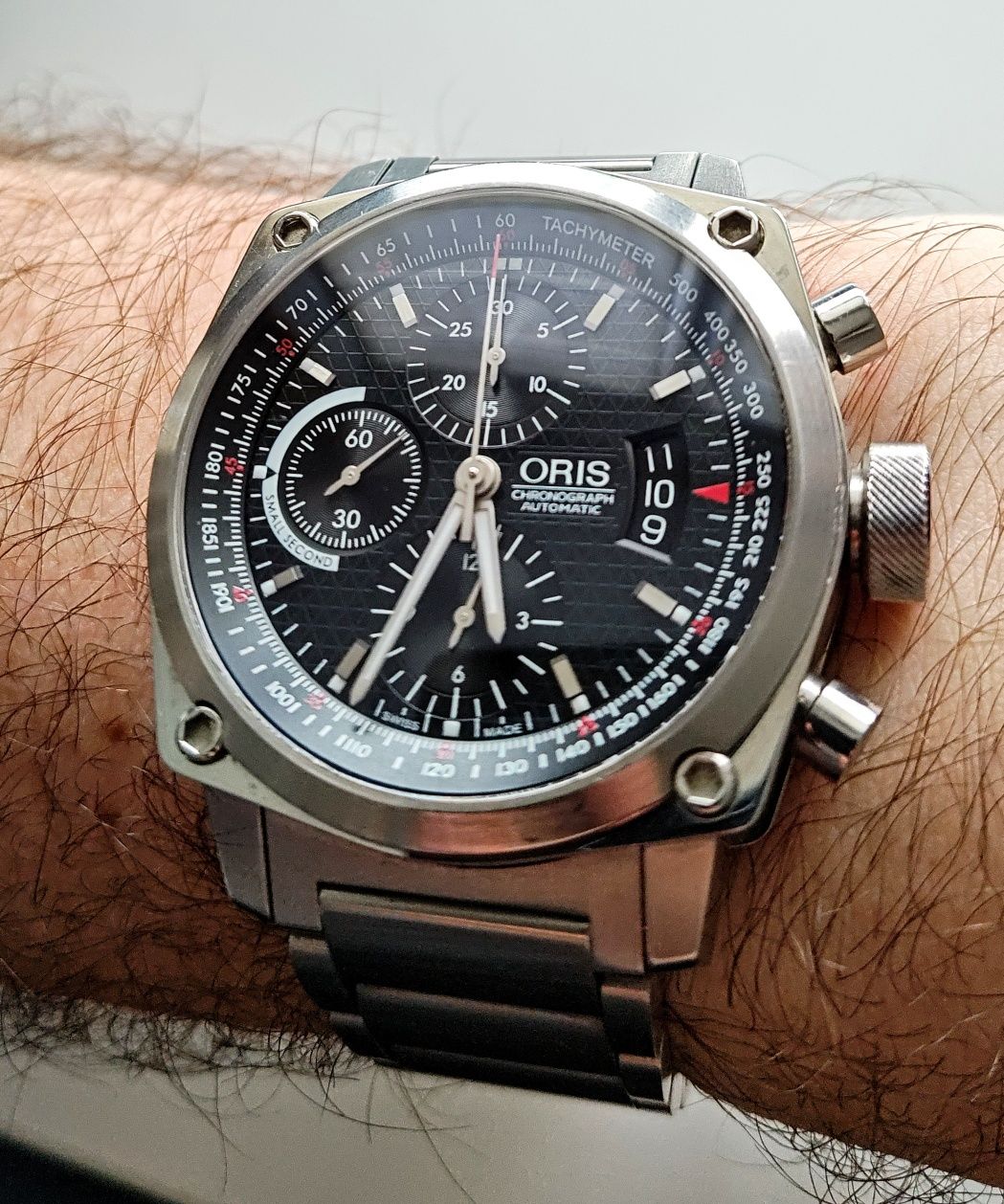 Zegarek męski Swiss Made Pilot Oris BC4 Chrono Automatic Komplet