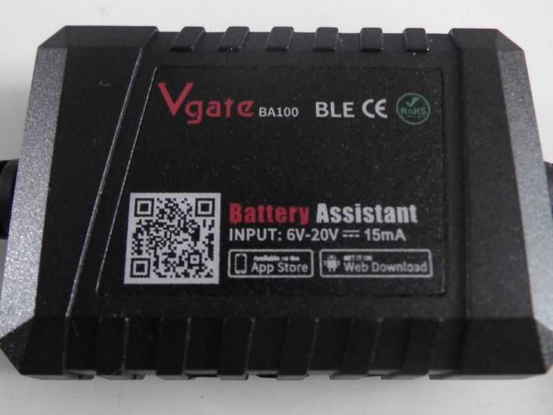 Tester monitor akumulatorów bluetooth 6-20V na smartfonie