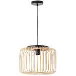 Lampa sufitowa  wisząca Pecan czarno-beżowa E27