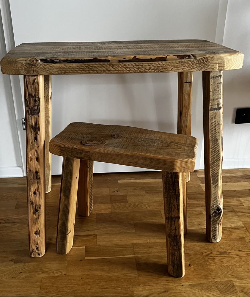 Przepiękny drewniany stół/biurko