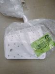 Placa de junção BRANCO 100X35X2.5MM