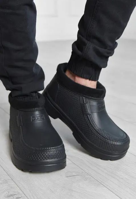 Чоловічі калоші утеплені Чорні та хакі (41-46)