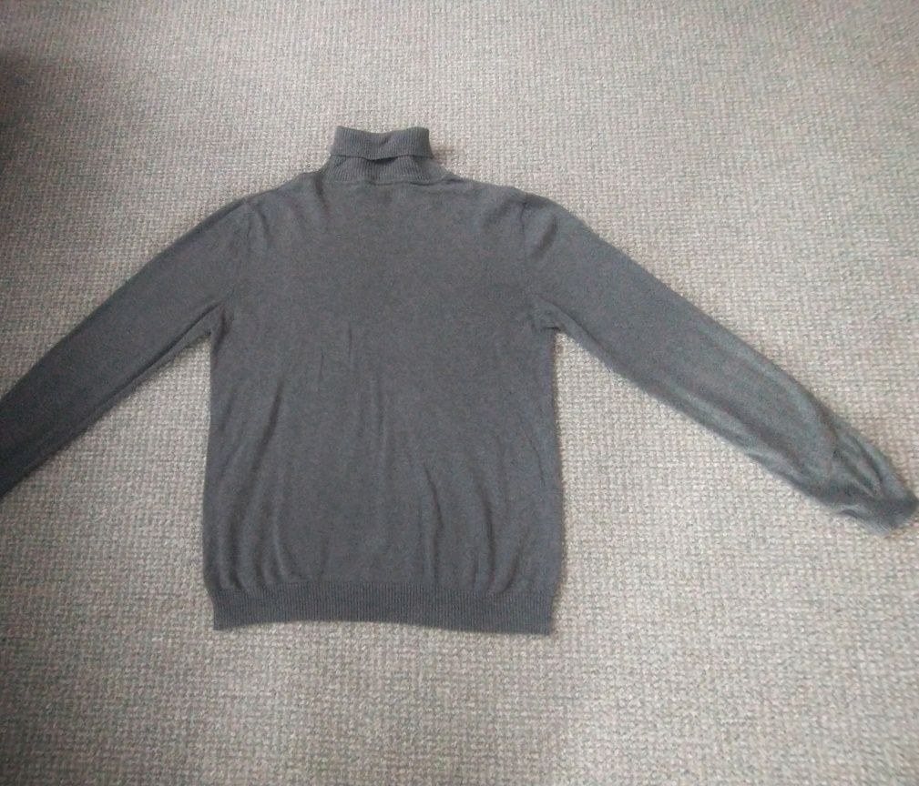 Sweter sweterek  szary elegancki męski 100% bawełna Watsons L 52/54