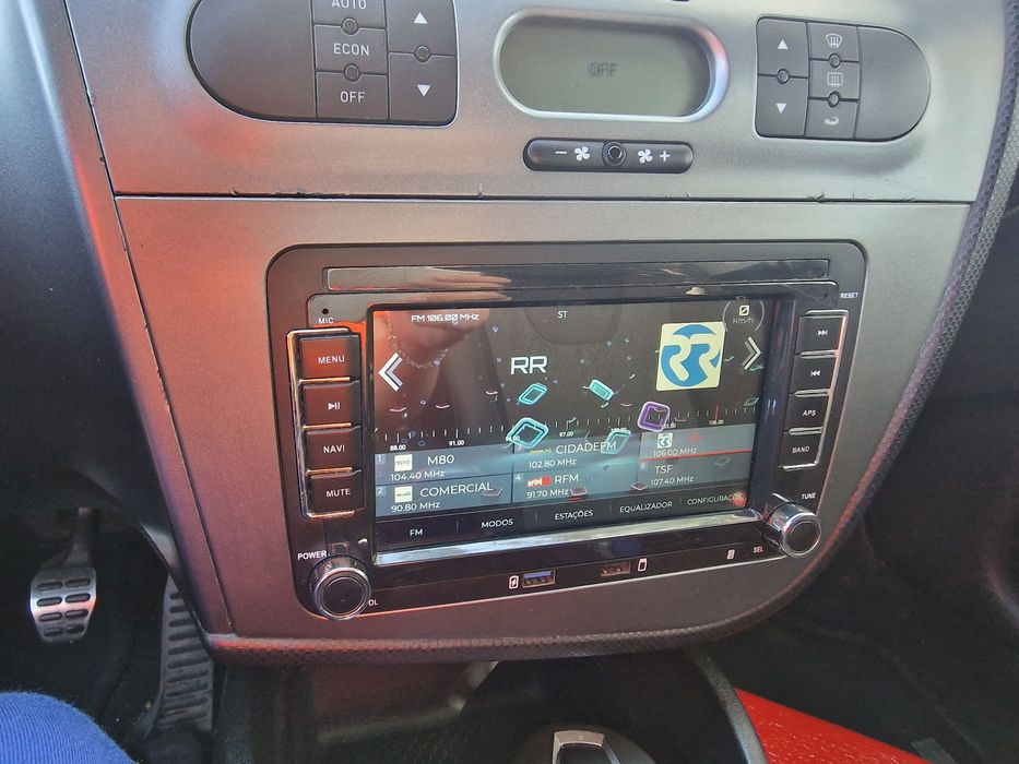 Rádio Android Seat Leon 1p - 2005 a 2012