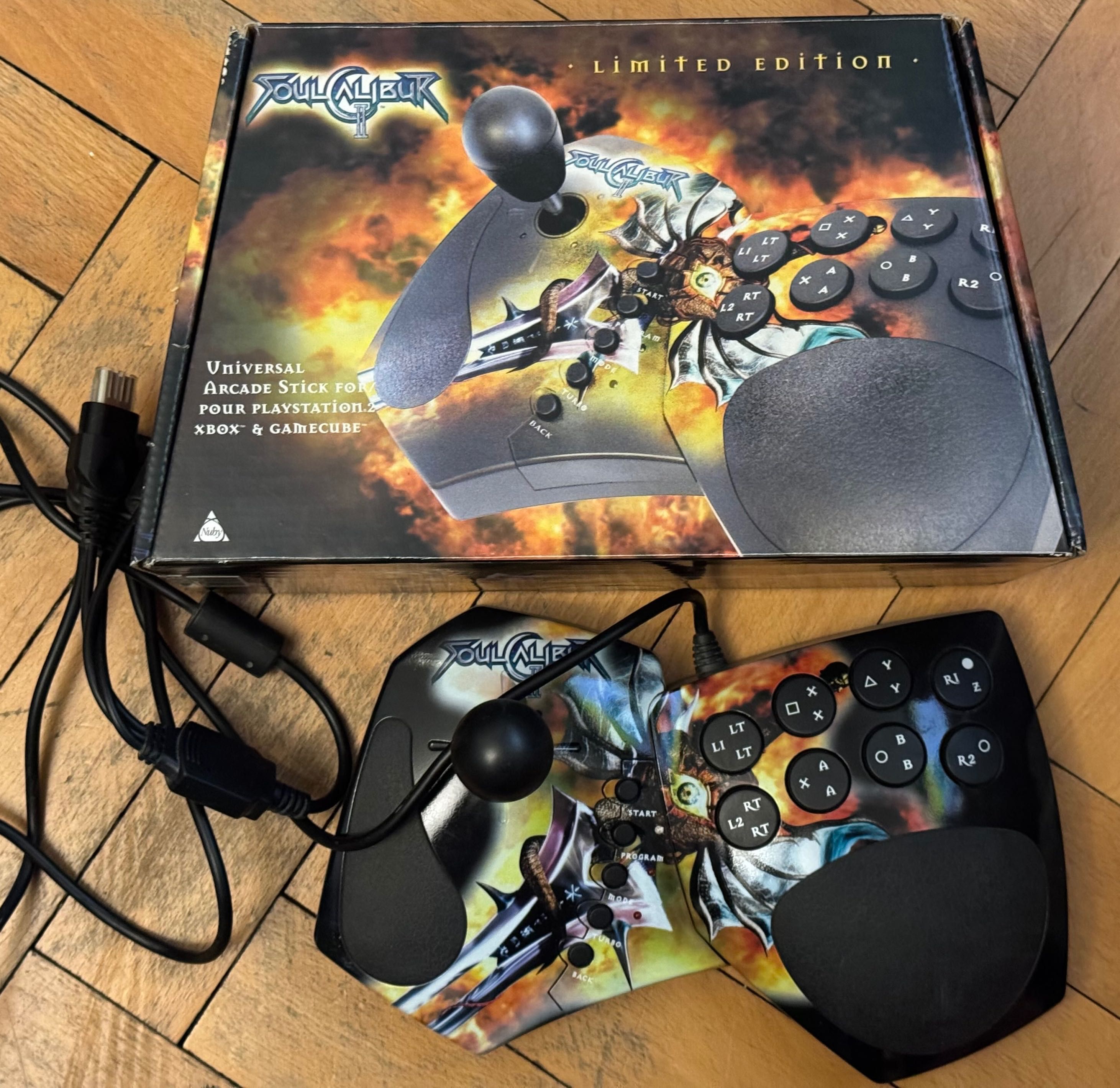 Kontroler Soulcalibur II Arcade Stick (PlayStation 2, Gamecube, Xbox)