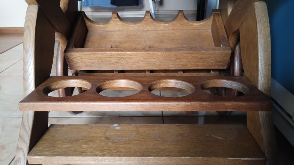 Barek na kółkach taczka