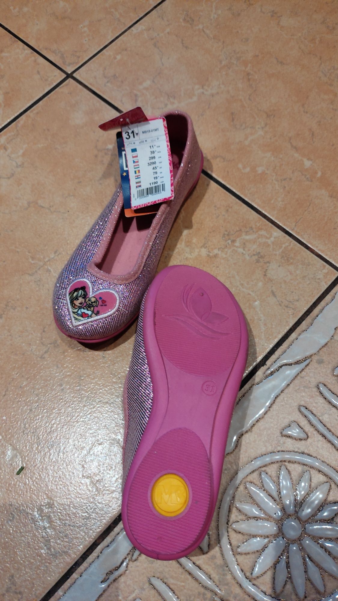 Nowe buty balerinki Barbie 31