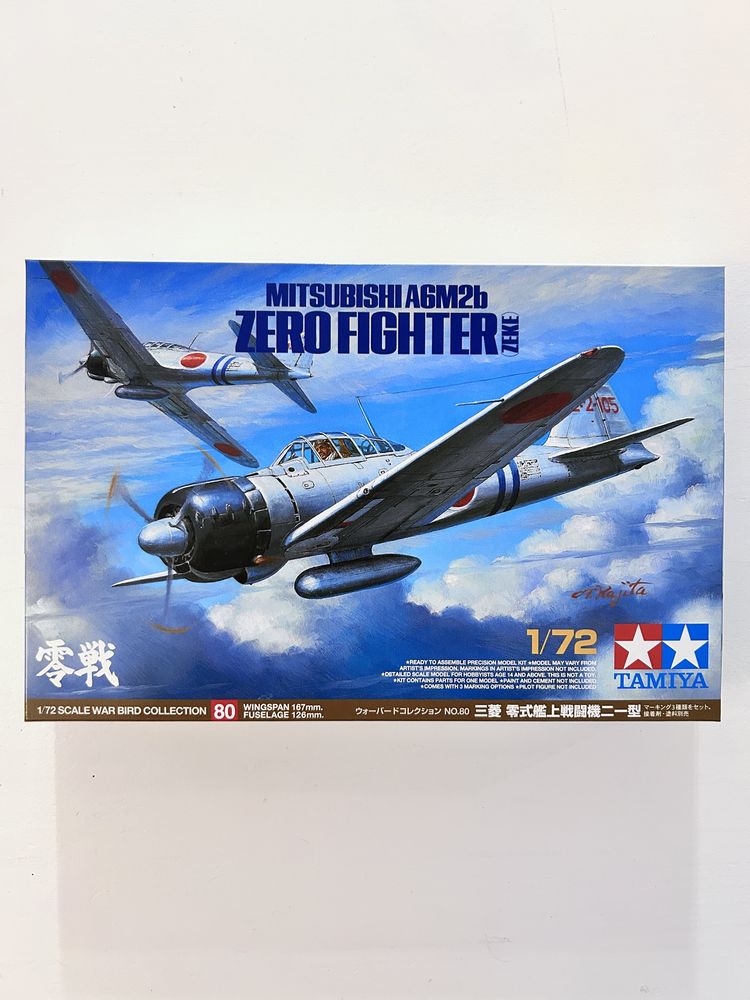 Samolot Mitsubishi A6M2b Zero Model Tamiya 60780