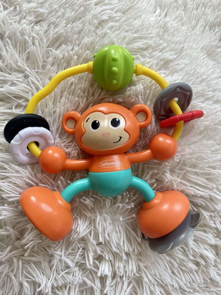 Małpka infantino zabawka do samochodu