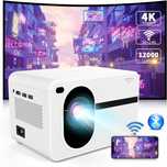 Projektor z 5G WiFi Bluetooth, wideo Full HD Native 1080p