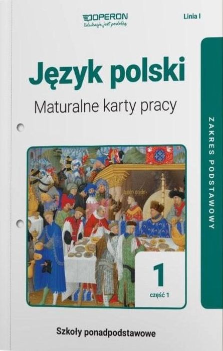 J. polski LO 1 Maturalne karty pracy ZP cz.1/2019 Rok wydania: 2019,