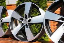 5x112 20 cali VW SEAT Skoda Passat Jetta Golf JAK NOWE czarne półmat