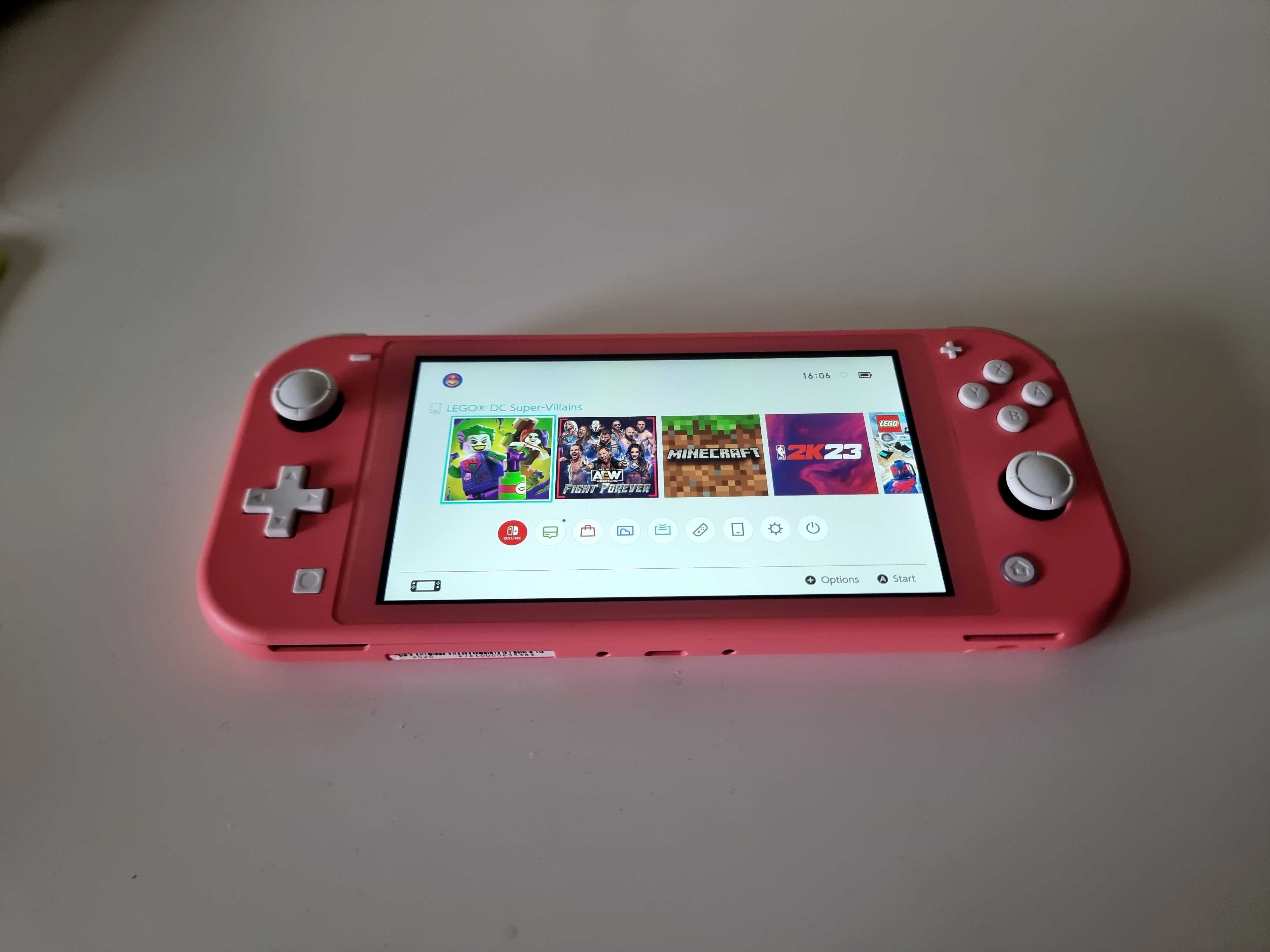 Konsola Nintendo Switch Lite komplet różowa
