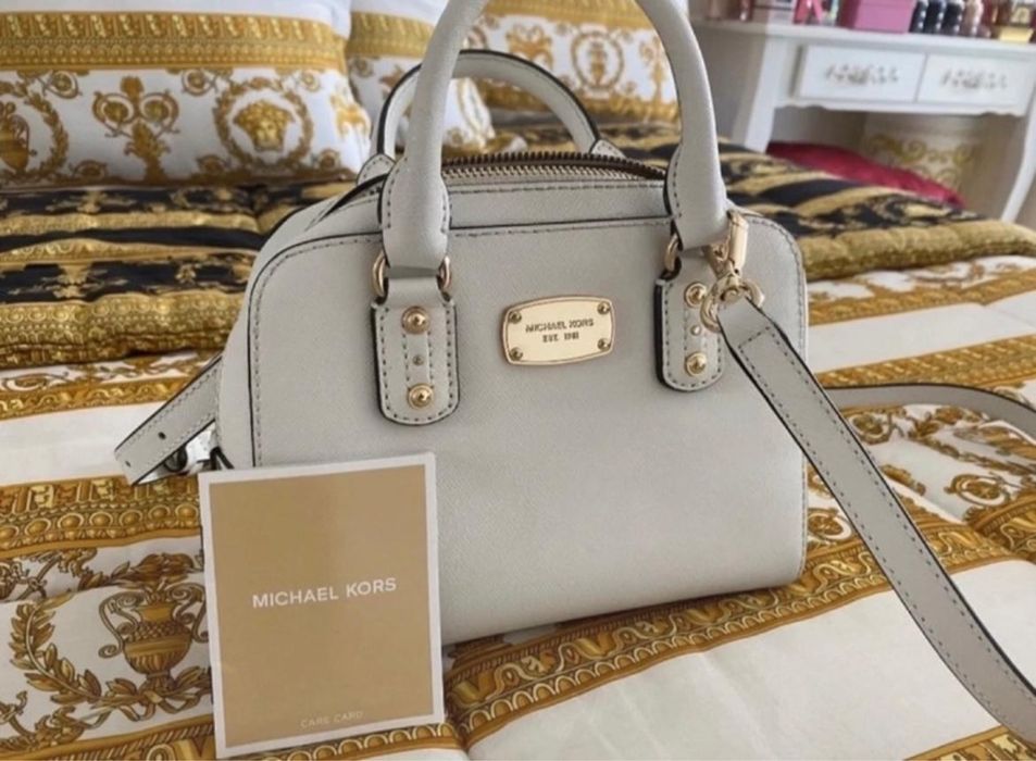 Michael Kors Mala HandBag Branca em Couro Ref.435452