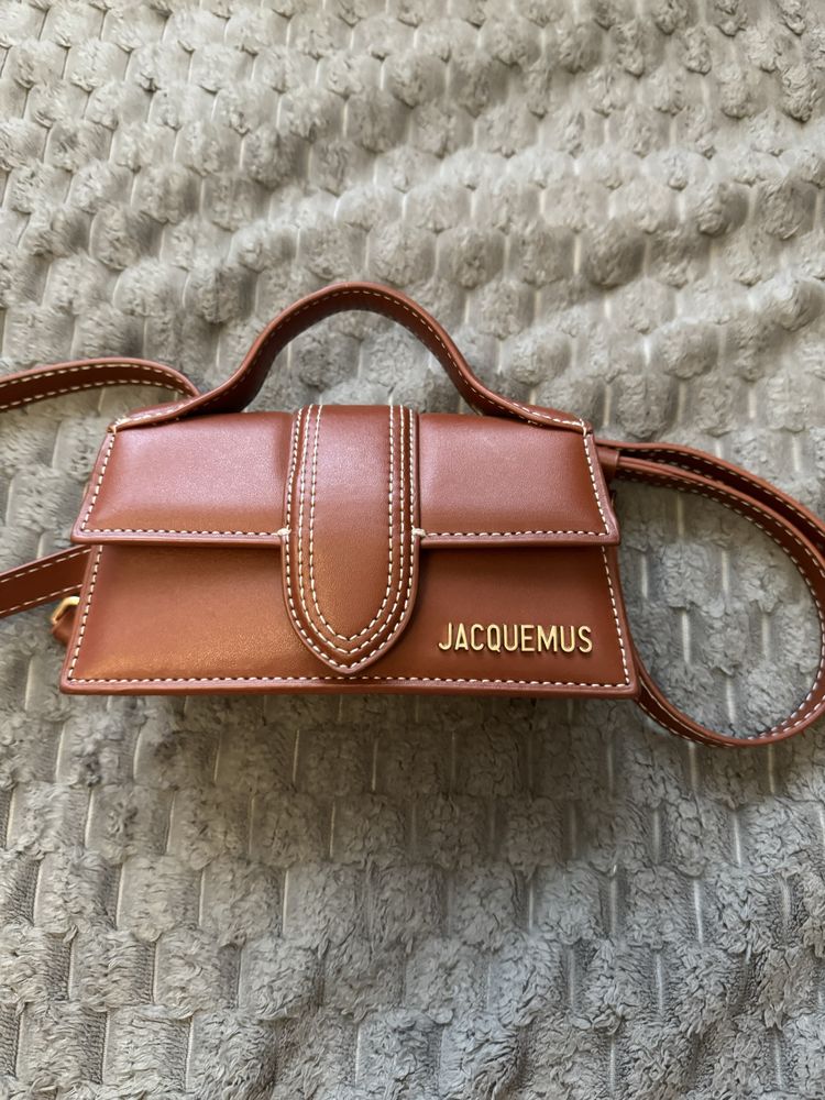 Сумка jacquemus міні коричнева
