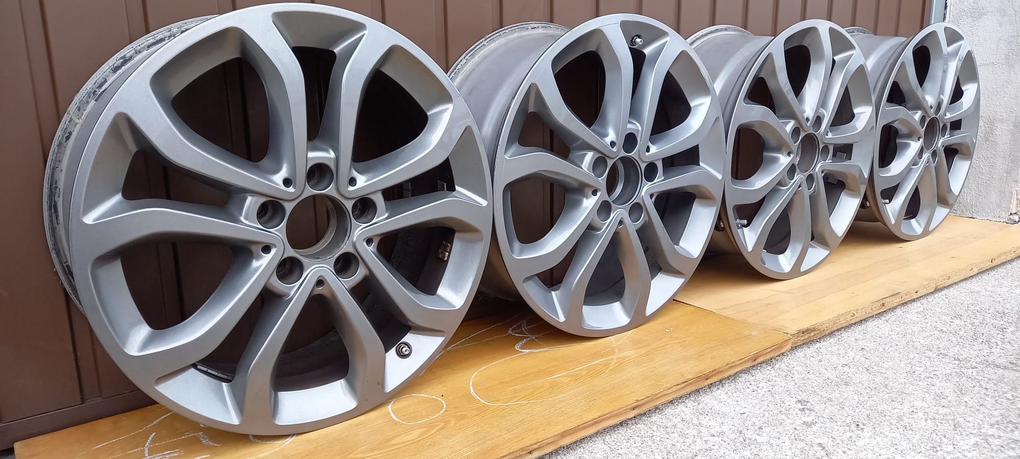 Oryginalne felgi 17" Mercedes 5x112 et:48.5 + czujniki ciśnienia