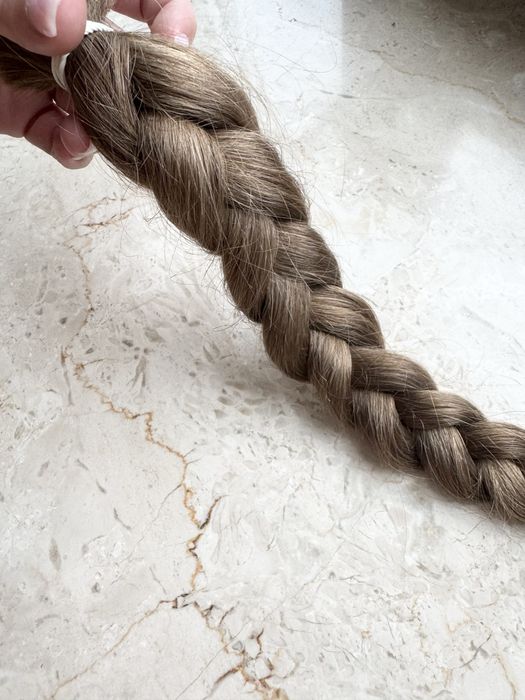 Wlosy dziewicze blond 40 cm 65 gram
