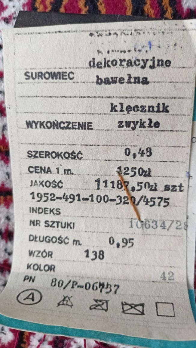 Dywanik chodniczek PRL 48x95 cm