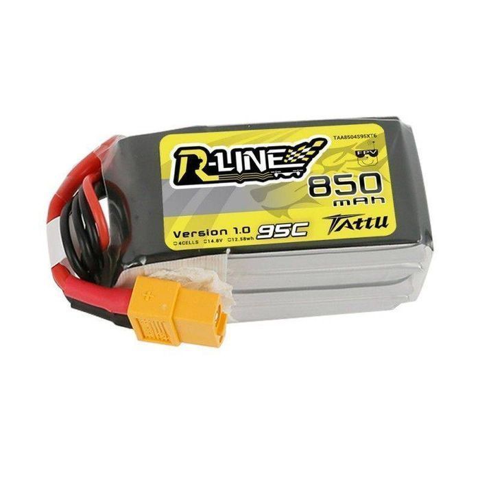 Akumulator Tattu R-Line 850Mah 14.8V 95C 4S1P