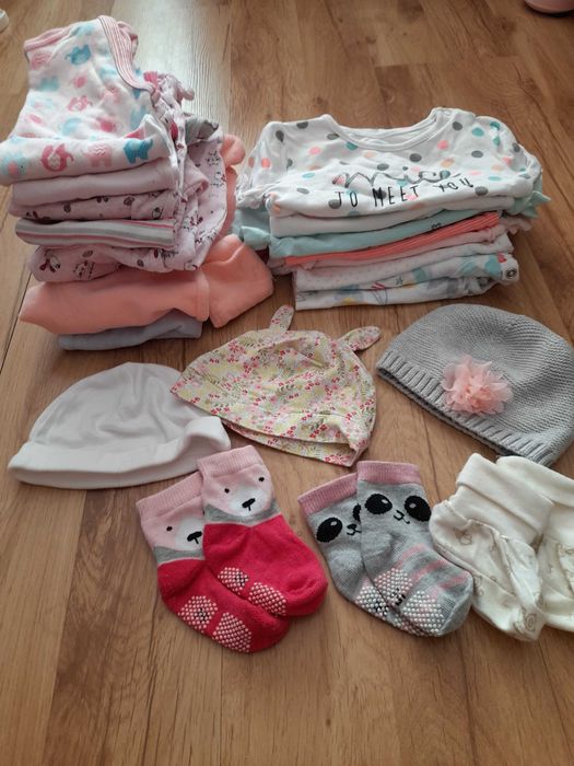 Paka dla noworodka wyprawka zestaw 58 68