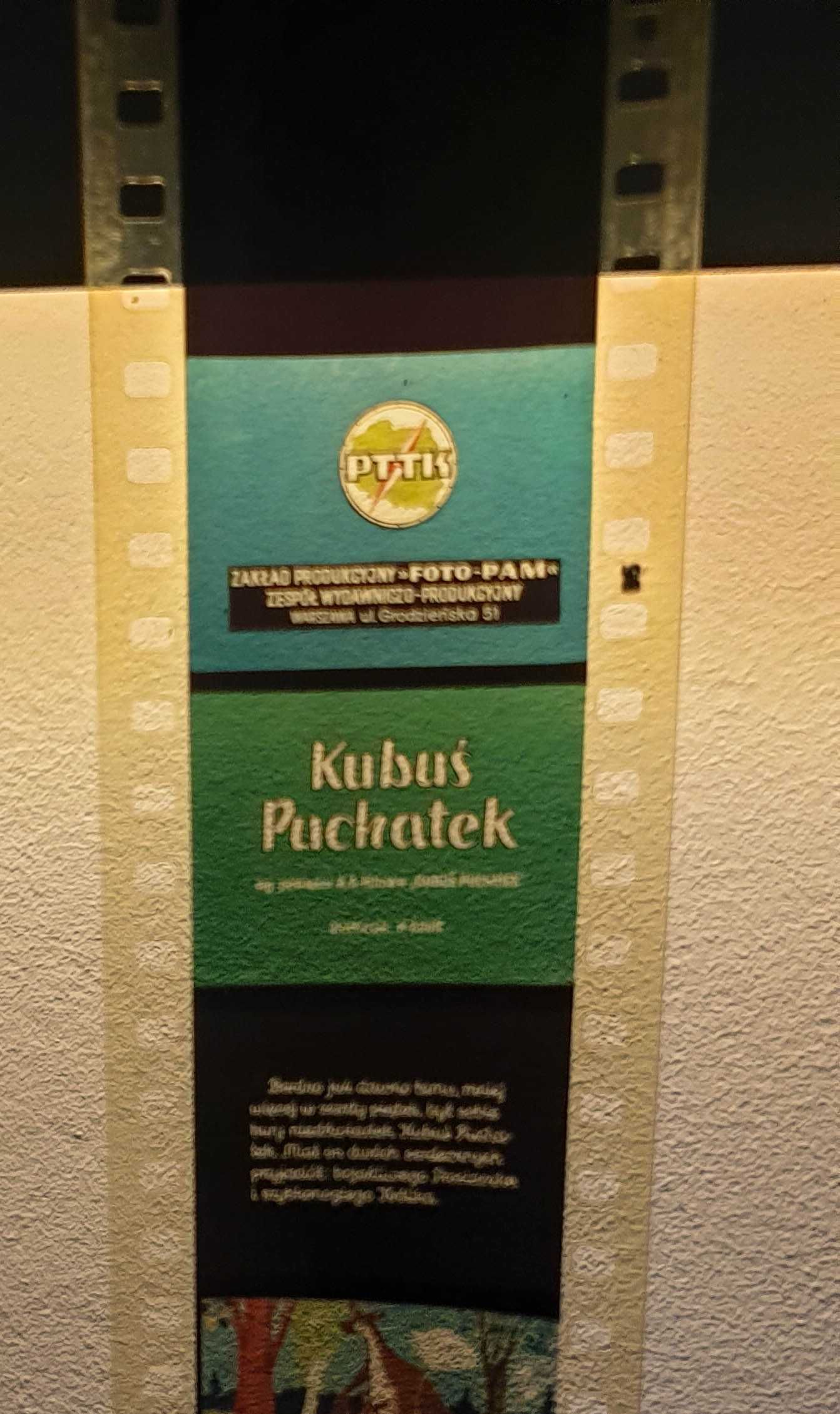 Bajka Klisza rzutnik ANIA PRL Kubuś Puchatek Unikat