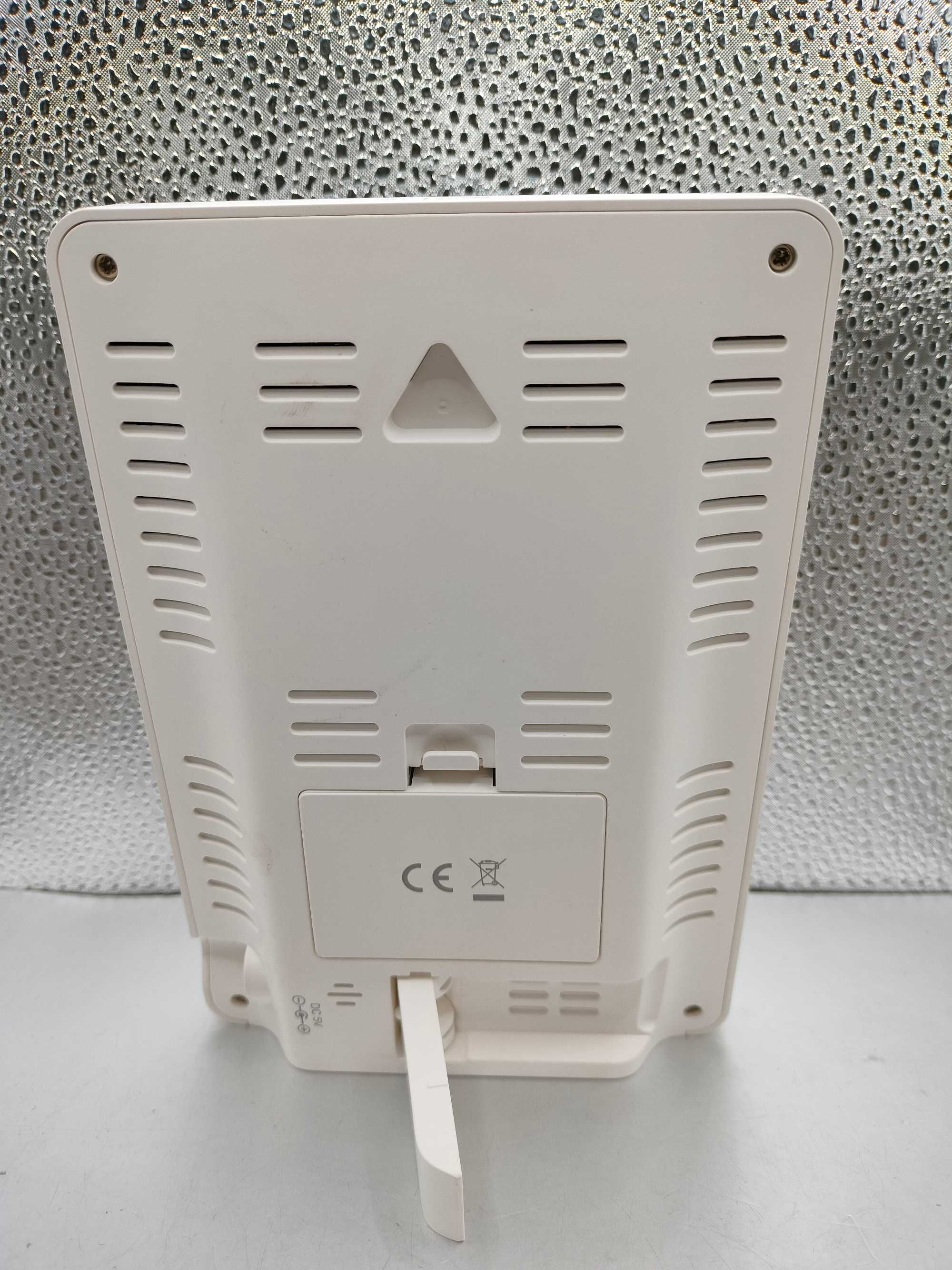 Elektroniczny termometr bezprzewodowy pogodowy biały