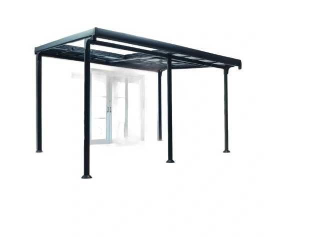 Pawilon pergola  'Diana' czarny 400 x 300 x 267 cm
