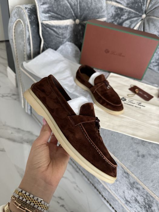 Коричневые лофери loro piana