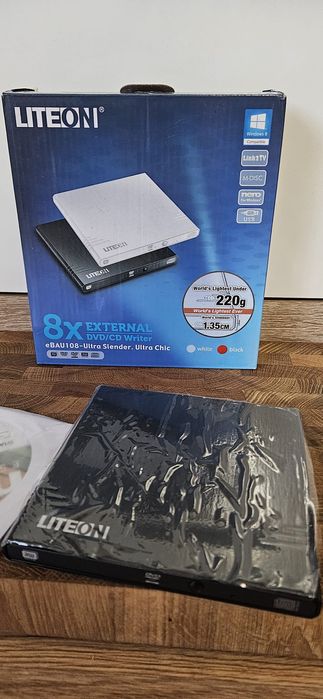 Napęd zewnętrzny do laptopa nagrywarka USB lite on