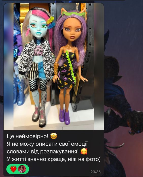 ООАК монстер хай/евер афтер хай на вашій ляльці