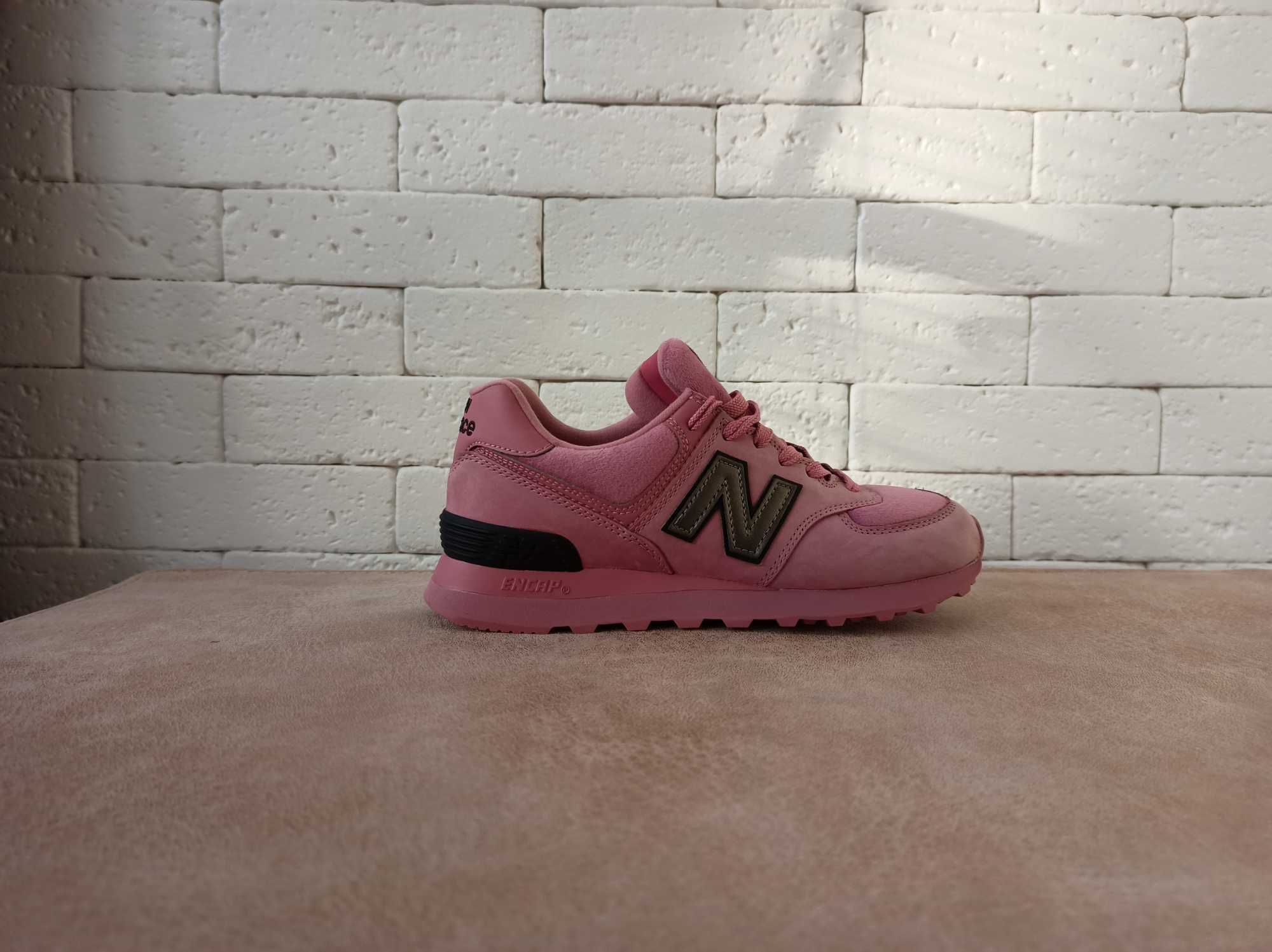 NEW BALANCE Женские сиреневые замшевые кроссовки 574