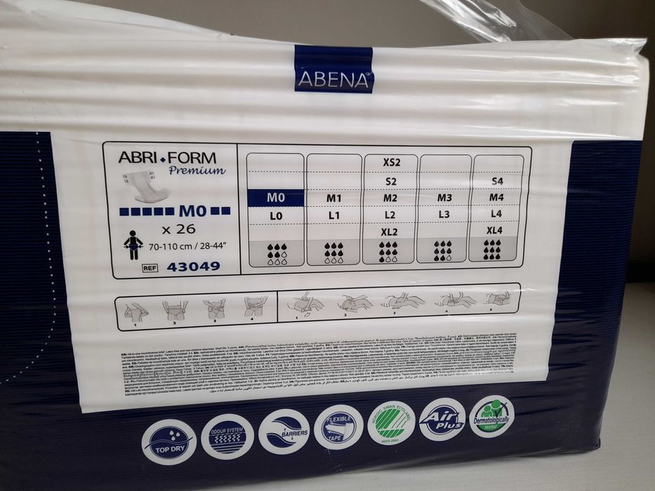 Pieluchomajtki Abena Abri-Form L0 - 26 szt