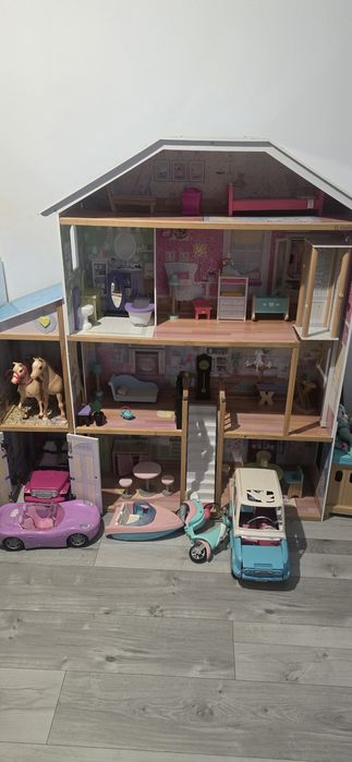 Domek Kinder Kraft używany + dodatki. Odbiór osobisty.