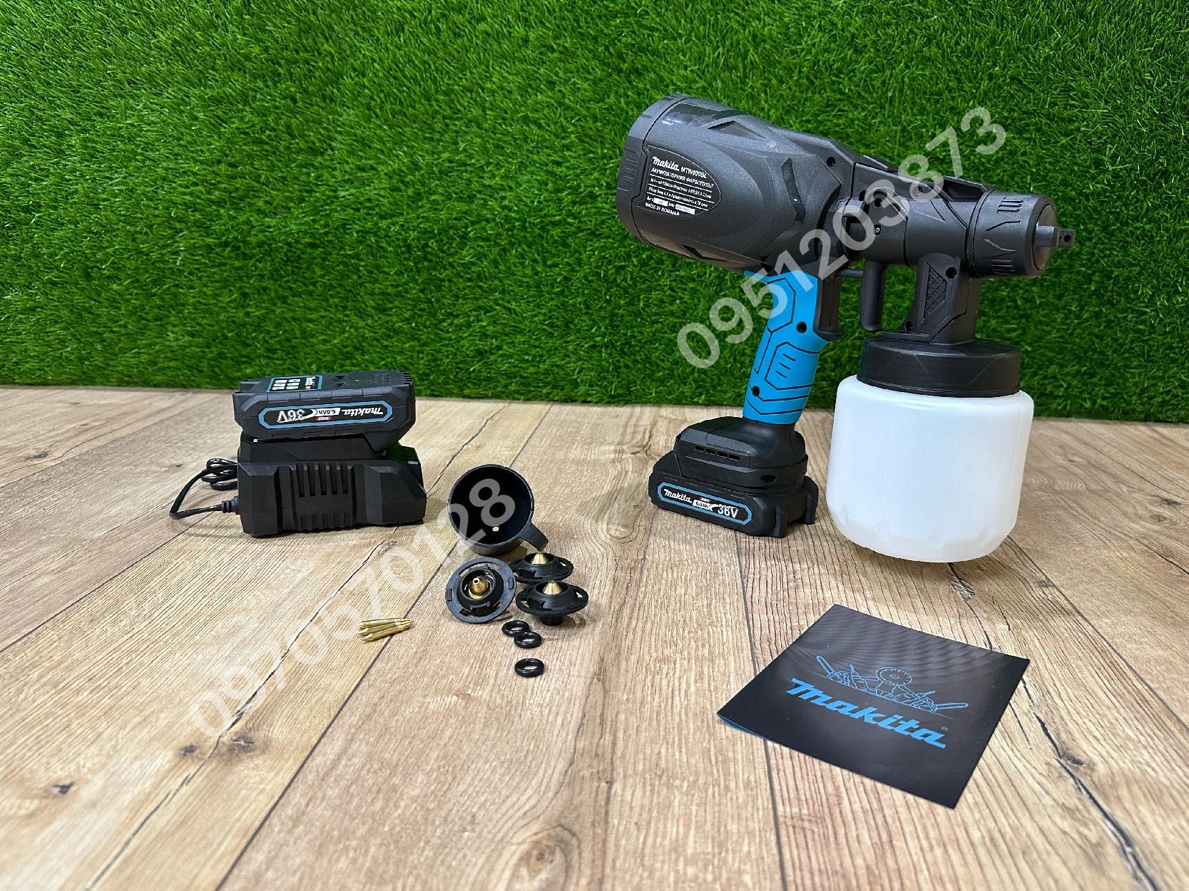 Аккумуляторный краскопульт Makita MTW800BL 36V 6Ah 3 режима распыления