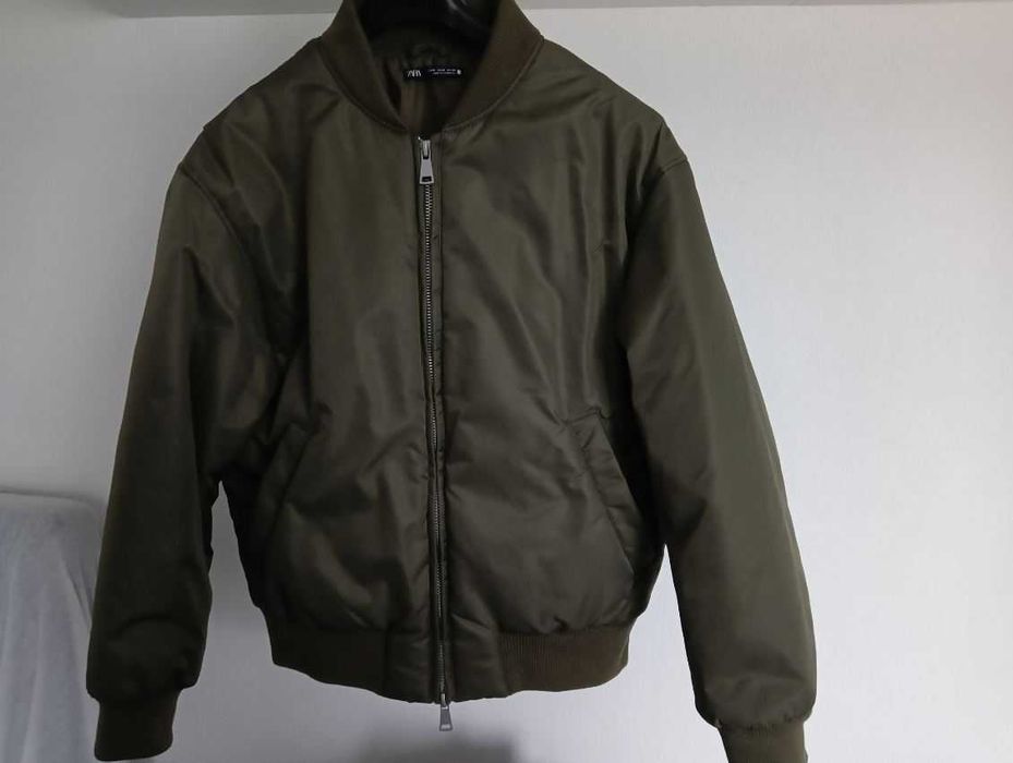 kurtka zara 38 (M) bomberka ocieplana oversize