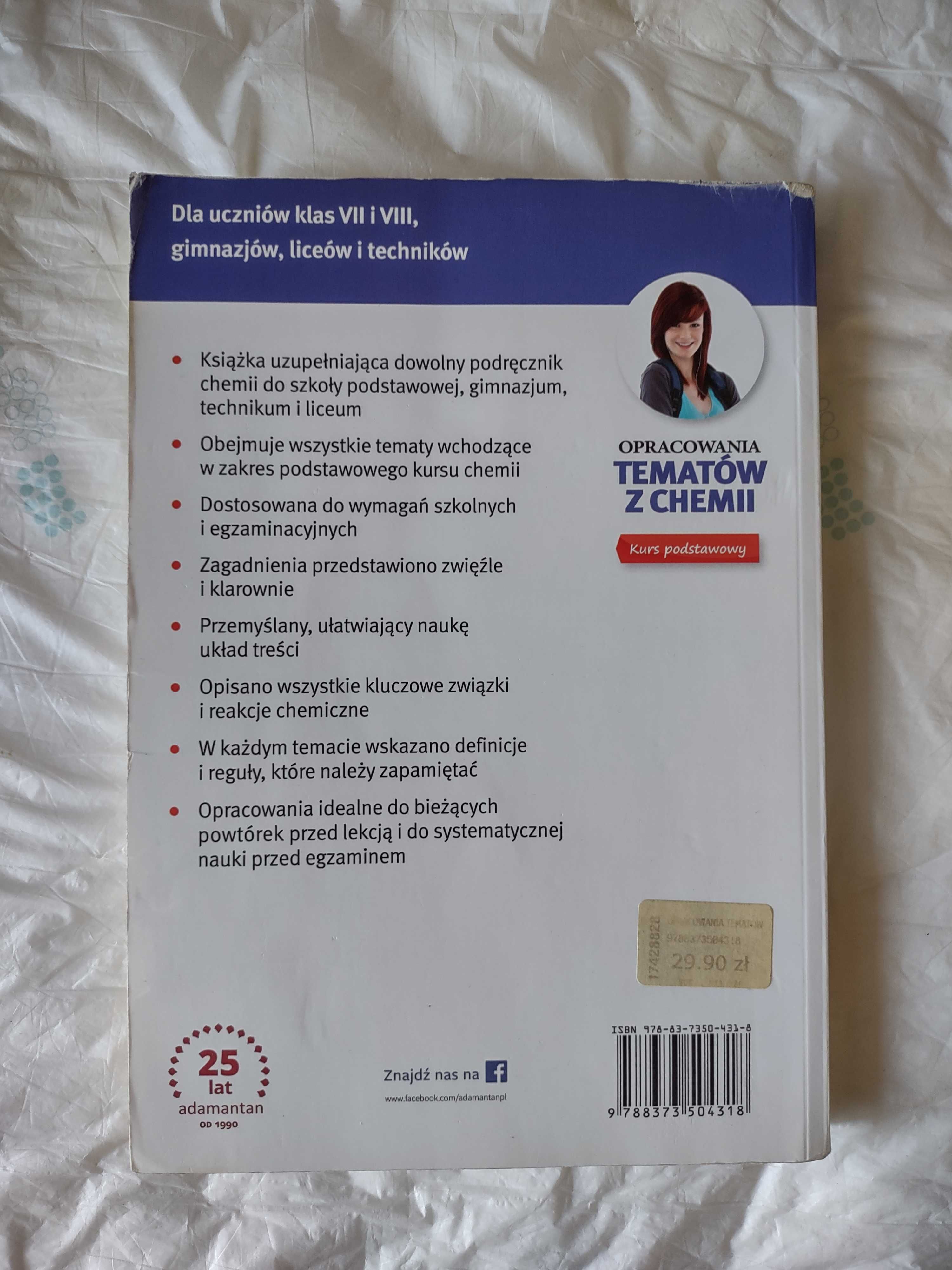 Opracowania Tematów Z Chemii wydawnictwa adamantan