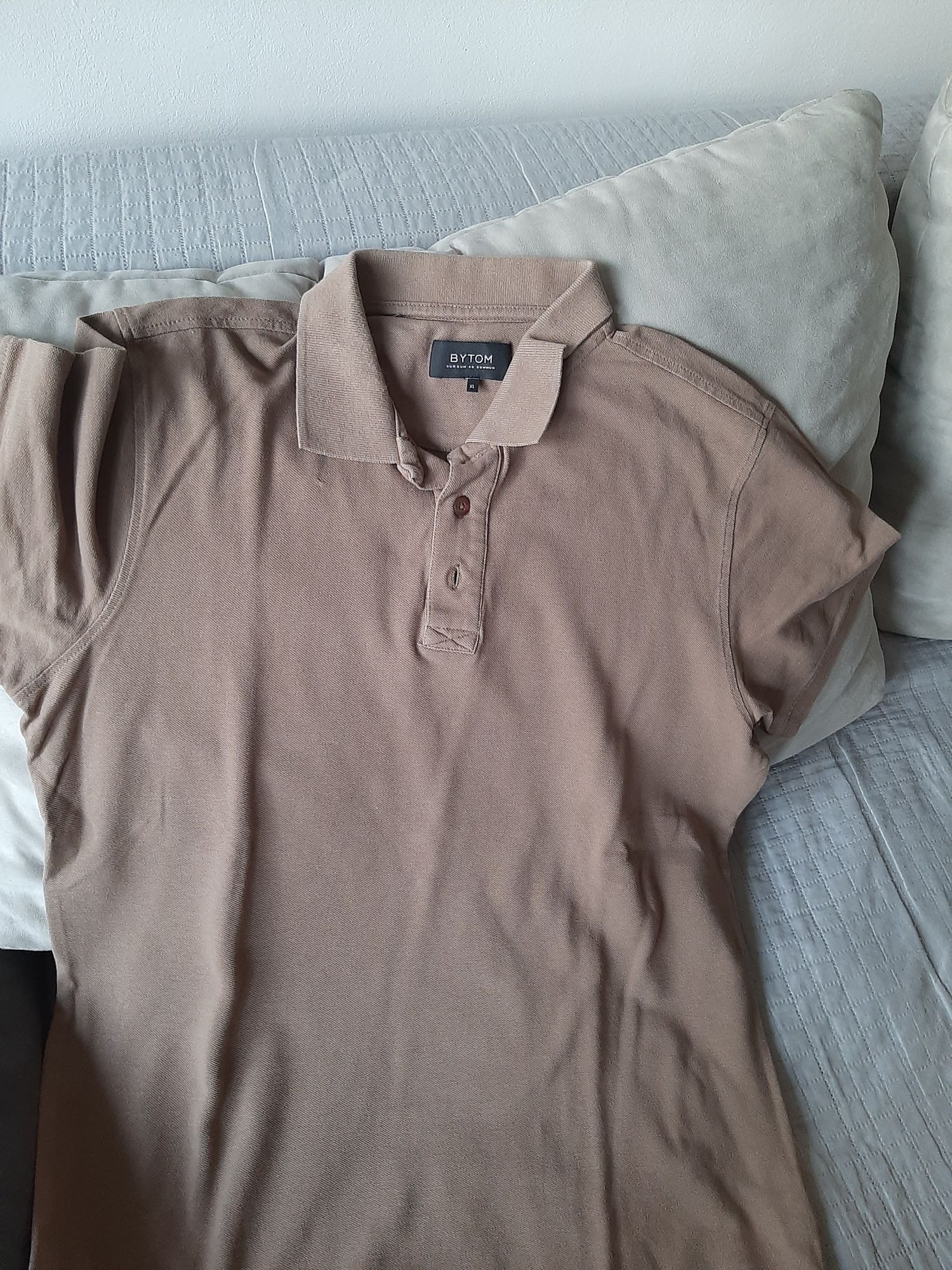 Koszulka polo w kolorze brązowym