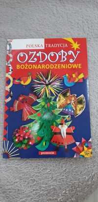 Książka z Ozdobami Bożonarodzeniowe