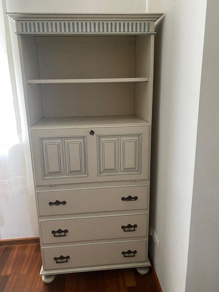 Conjunto quarto solteiro em madeira maciça