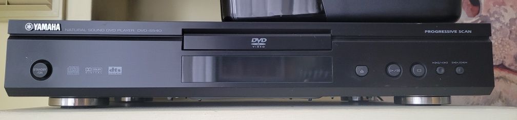 Yamaha wzmacniacz (odbiornik audio video) DVD i kolumny Infinity
